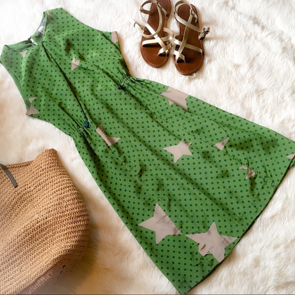 Anthropologie Dresses & Skirts - Anthro Girls From Savoy Silk Twinkle Twinkle Dress